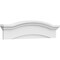 Ekena Millwork Eyebrow Architectural Grade PVC Pediment, 44"W x 10-1/2"H x 2-3/4"P PEDP044X105EYE00 - alternate 1